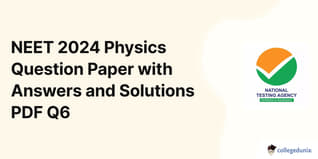 NEET 2024 Physics Question Paper with Answers and Solutions PDF Q6